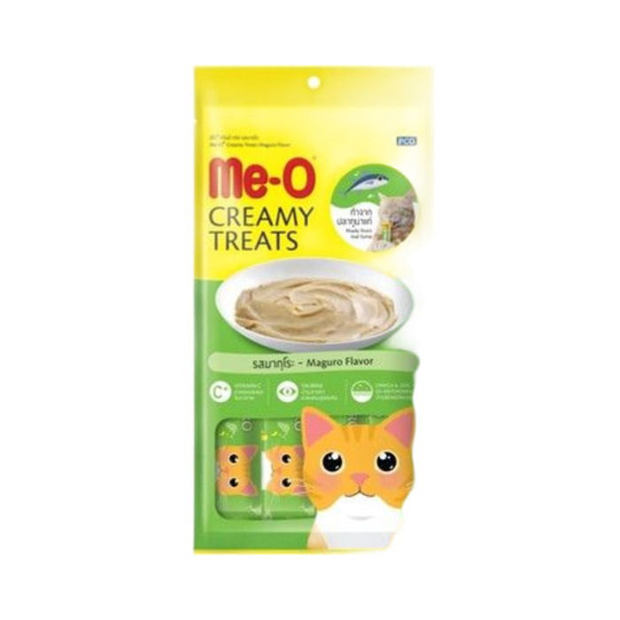 Me-O Creamy Mavi Yüzgeçli Orkinos Kedi Ödülü (4 X 15 G)