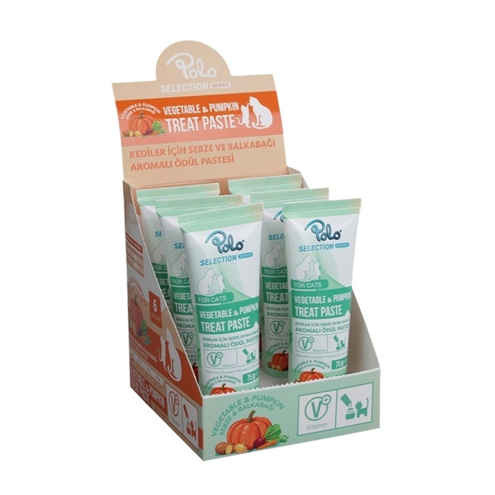 Sebze & Balkabağı Aromalı Kedi Ödül Pastası 75 Gr
