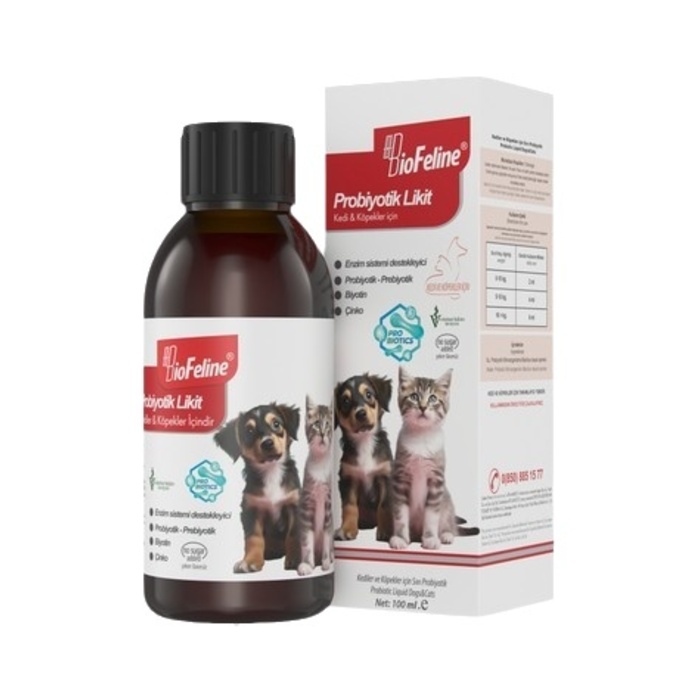Kedi Ve Köpekler İçin Sıvı Probiyotik 100 Ml