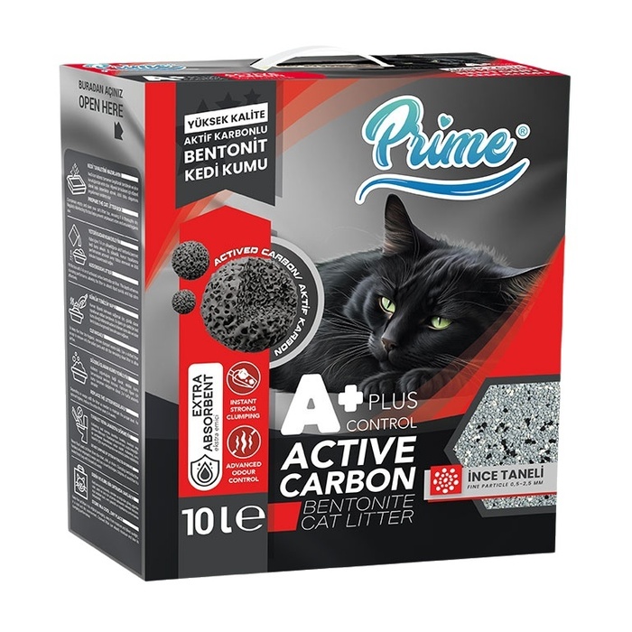 Aktif Control Plus++ Karbon Kedi Kumu 10 Lt