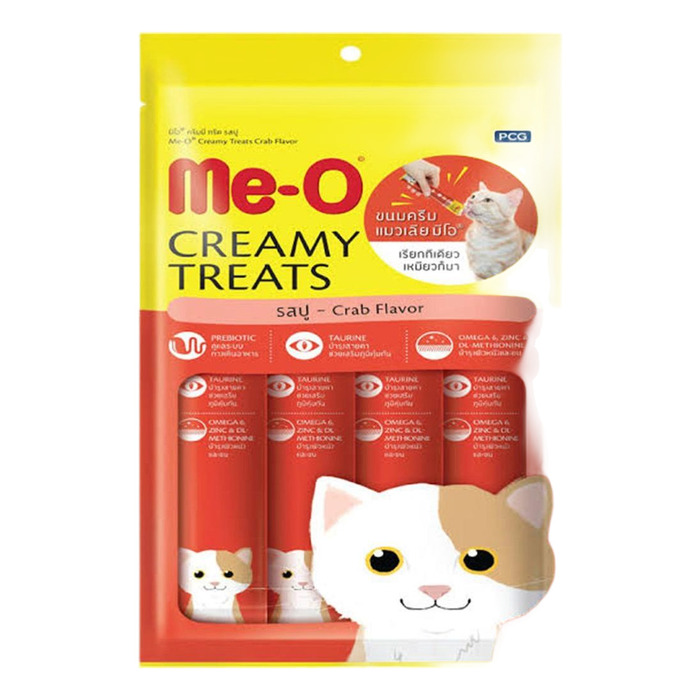 Me-O Creamy Yengeç & Ton Balıklı Kedi Ödülü (4 x 15 g)
