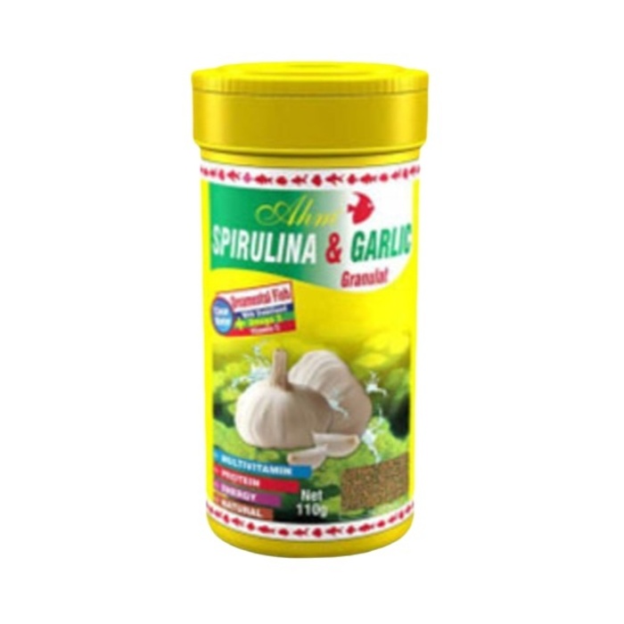 Spirulina Ve Garlic Balık Yemi 100 Ml