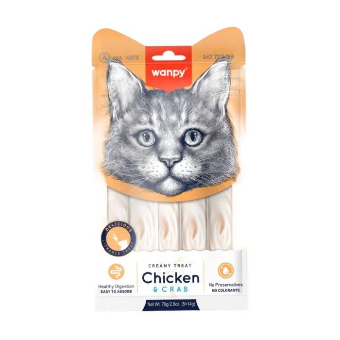 Wanpy Tavuk - Yengeç Krema Ödül 5x14gr
