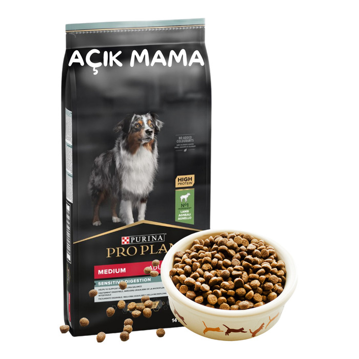 Kuzu Etli Yetişkin Köpek Kuru Maması Açık