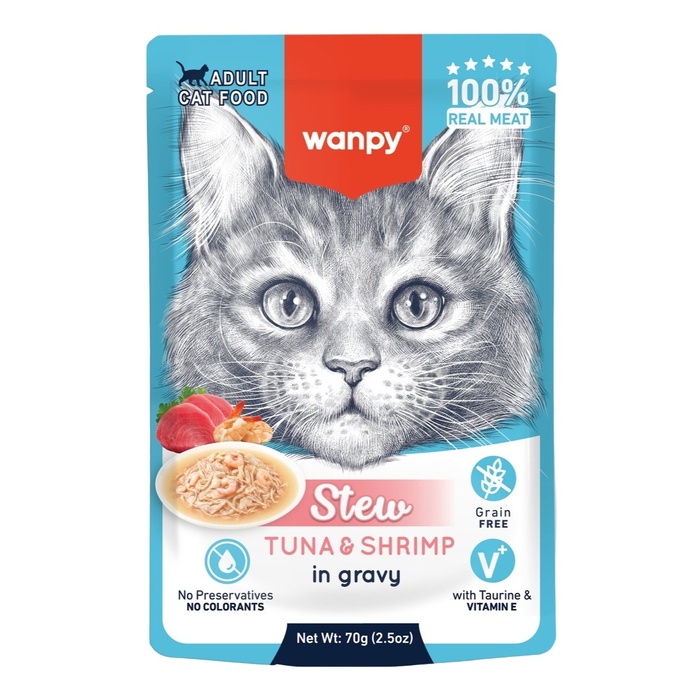 Karides & Ton Yaş Kedi Maması 70 Gr