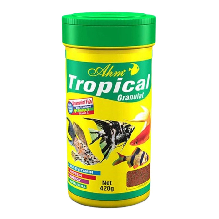 Ahm Tropical Granulat Balık Yemi 100 Ml