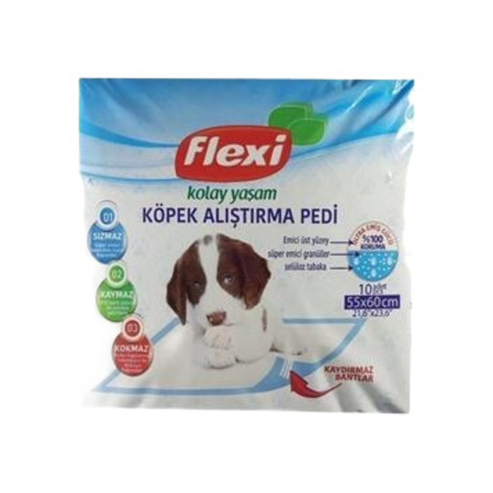 Köpek Tuvalet Alıştırma Pedi 55x60 Cm 10'lu