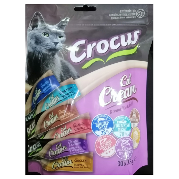 Multipack 6 Çeşit Karışık Krema Kedi Ödülü 30x15 Gr