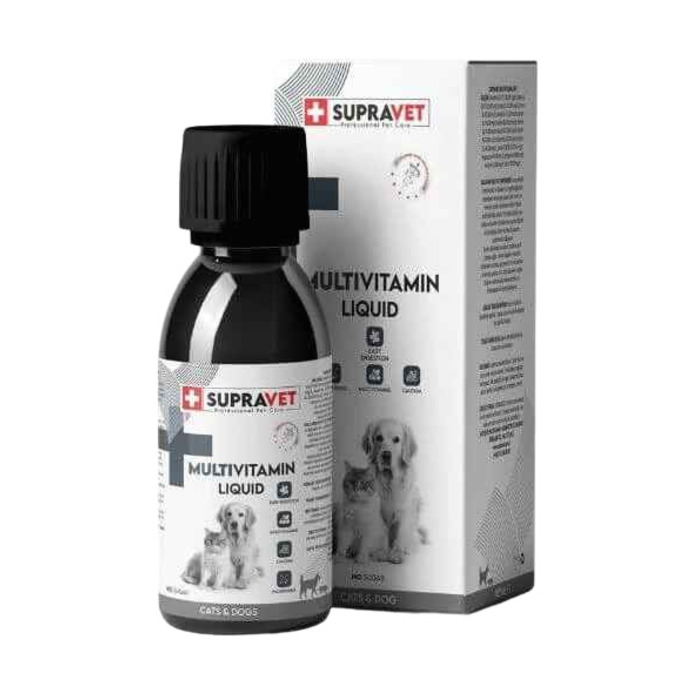 Multivitamin Sağlıklı Kedi Ve Köpekler İçin Sıvı Damla 100 Ml